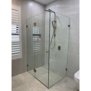 Jara Frameless Shower Screen 900 * 900 * 2000mm